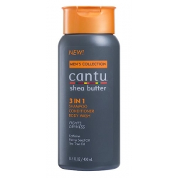 Cantu Men's Collection 3 en 1 - Shampoing, Après-shampoing et Gel Douche