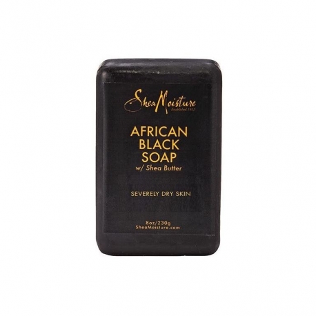 Shea Moisture african black soap - savon noir africain 230 g