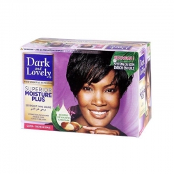 Dark and Lovely Superior Moisture Plus - Kit Défrisant Sans Soude Cheveux Épais