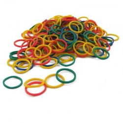 Lot de 300 Petits Elastiques Multi-Couleurs Pour Cheveux